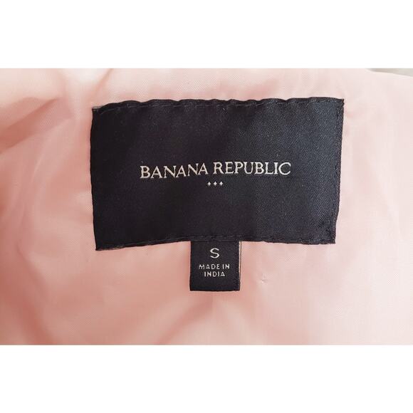 Banana Republic Womens Blush Pink Lightweight Full Zip Quilted Puffer Vest Small - Picture 6 of 7